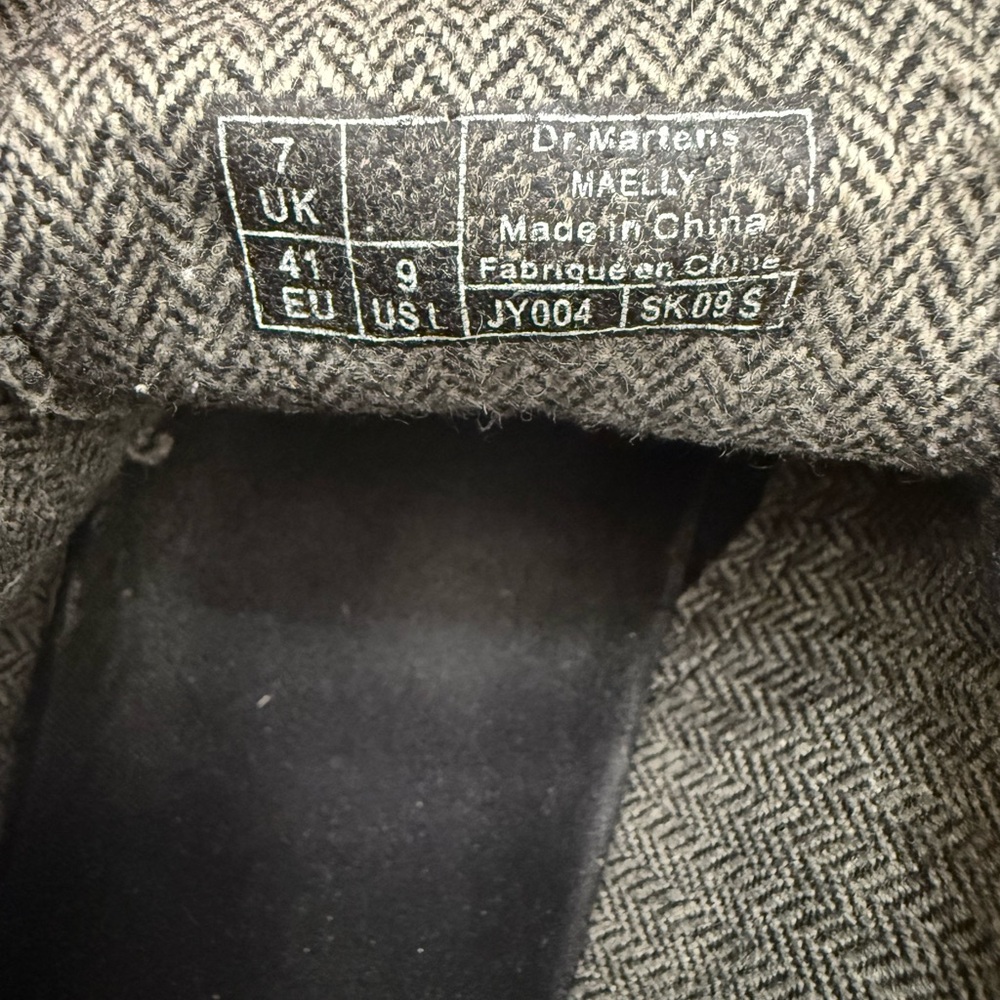 * Dr. Martens Leather Black Maelly Ankle Boots - Picture 5 of 10
